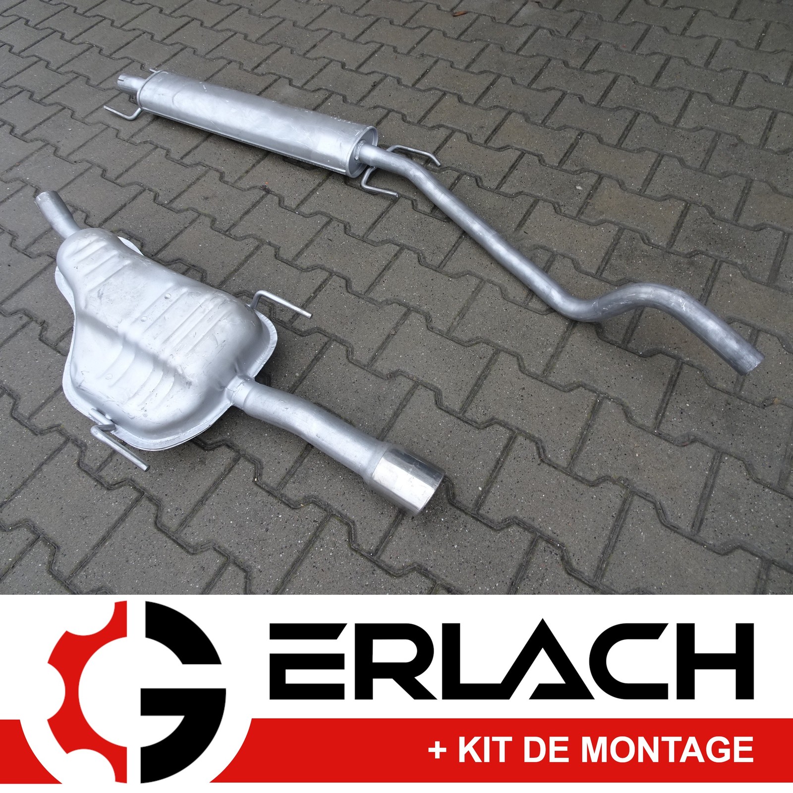 Silencieux echappement Opel Astra H 1.6 16V pot arriere essence 6051