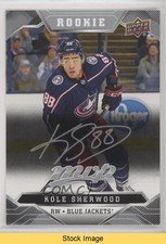 2019-20 Upper Deck MVP High Series Rookies Silver Script Kole Sherwood READ 0e3