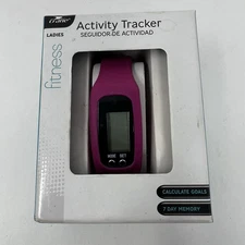 Crane Fitness Activity Tracker Pink Watch Calculate Goals