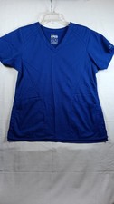 Wonder Wink Womens Scrubs Top. Small Royal Blue