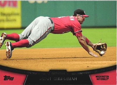 2013 Topps Chase It Down #CD-3 Ryan Zimmerman Washington Nationals