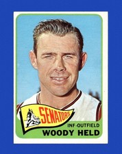 1965 Topps Set-Break #336 Woody Held EX-EXMINT *GMCARDS*