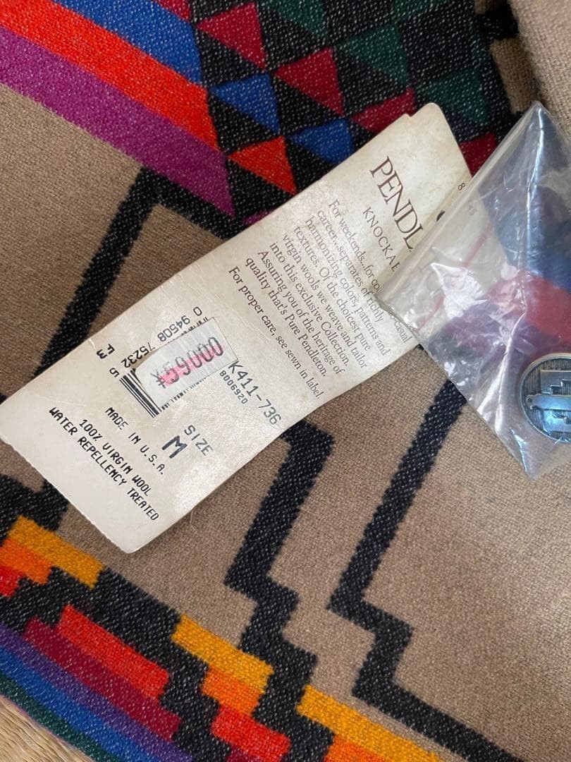 Pendleton Knockabout Native Jacket M Mens Made in… - image 7