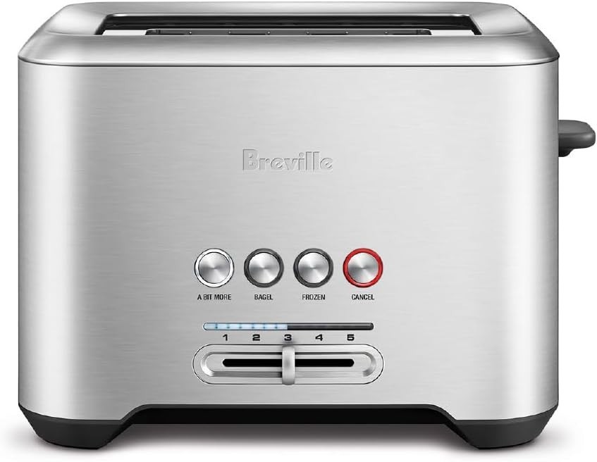 Breville BTA720XL Bit More Toaster, 2 Slice, Brushed Stainle