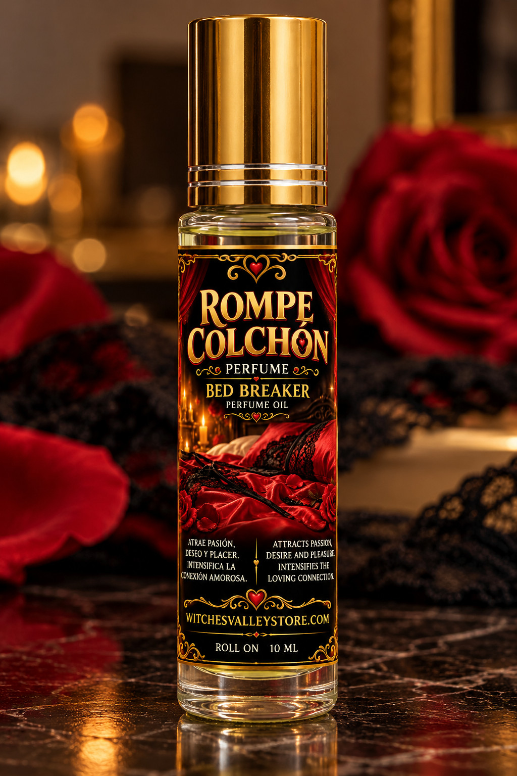 Rompe Colchon Perfume Extracto con Feromonas Atrayente de Pasion y Sexo Unisex