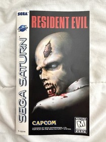 Resident Evil Sega Saturn Complete CIB Reg Card Clean Disc Excellent