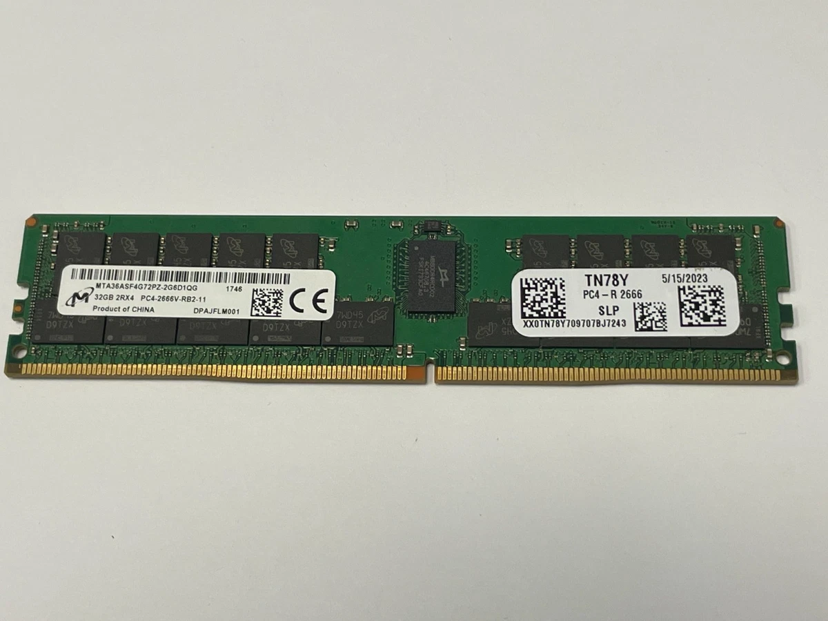 Micron DDR4 SDRAM 32 GB Total Capacity Memory (RAM) for sale | eBay