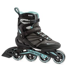 Rollerblade Zetrablade Womens Adult Fitness Inline Skate, Black/Light Blue, US