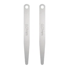 2pcs Metric Thickness Feeler Gauge 0.07mm Single Blade Tapered Feeler Gauge