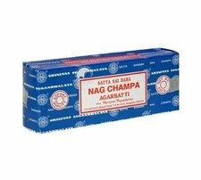 Palitos de incienso Satya Sai Baba Nag Champa 250 g caja enrollada a mano Agarbatti perfumada