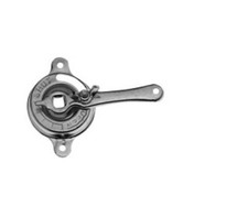 DURO DYNE 8056 Dial Regulator 1/4" Heavy Gauge-Plated Steel Duct Connection
