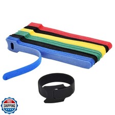 HMROPE 60PCS Fastening Cable Ties Reusable, Premium 6-Inch Adjust