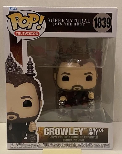 Funko Pop! Supernatural Crowley King of Hell Throne Vinyl Figure #1839 New