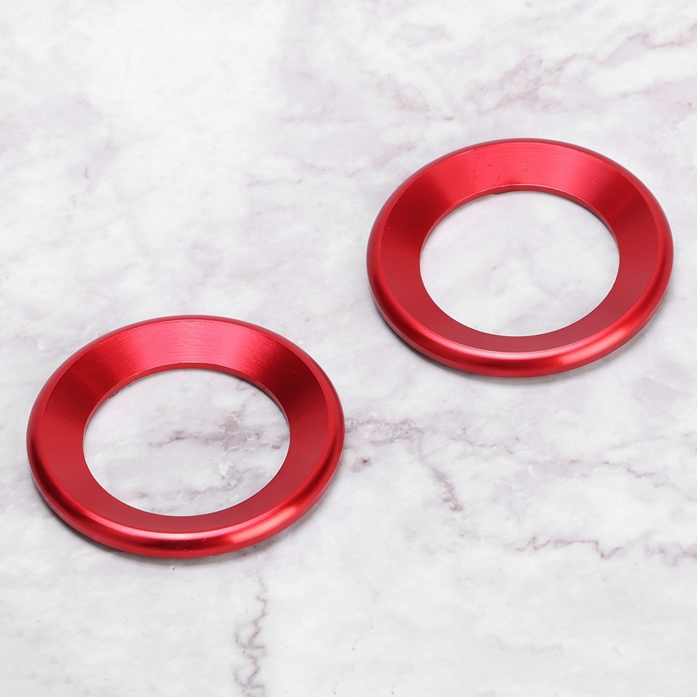2pcs Loudspeaker Circle Trim Audio Speaker Decor Ring For 10th