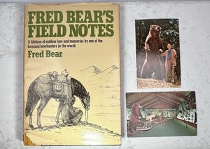 Photo Signée Fred Bear – Vintage 8x10 – Signature Originale – Collectionneur – Excellent état
