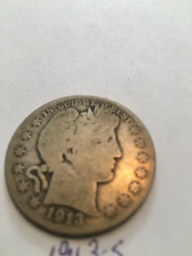 1913 s barber half dollar good