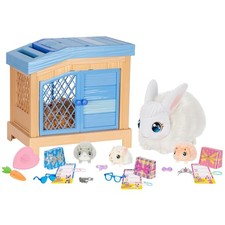Deluxe Bunny Mama Playset: 3 Surprise Babies  20 Sounds - Perfect for Ages 3 
