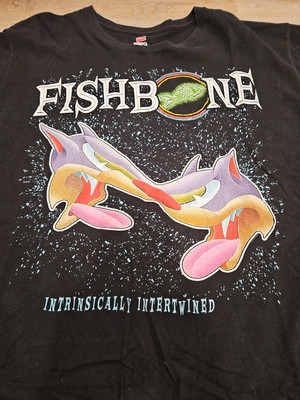 FISHBONE Intrinsically Intertwined 2xl Ska Funk Reggae Band Tshirt 