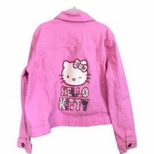 Hello Kitty Pink Kids Jean Jacket Size 10 Kids