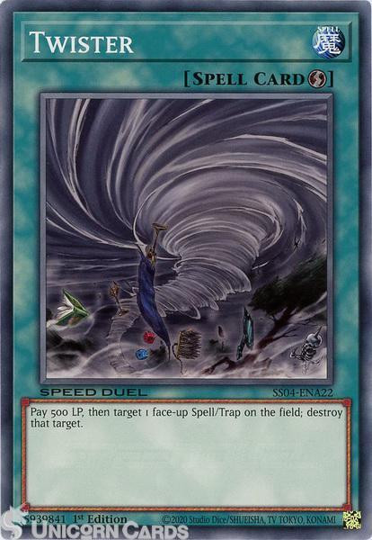 SS04-ENA22 Twister Common 1st Edition Mint YuGiOh Card