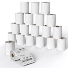 12 Roll Thermal Shipping Labels 4" x 6" Rolls 260 Labels /Roll