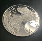 1997 WASHINGTON MINT HALF POUND EAGLE   7.3 TROY OZ .999 PURE SILVER