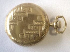 14K Antique Lady Elgin Pendant/Pocket Watch 1912 Hunter Case 15jw Runs