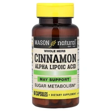 Cinnamon Alpha Lipoic Acid, 60 Capsules