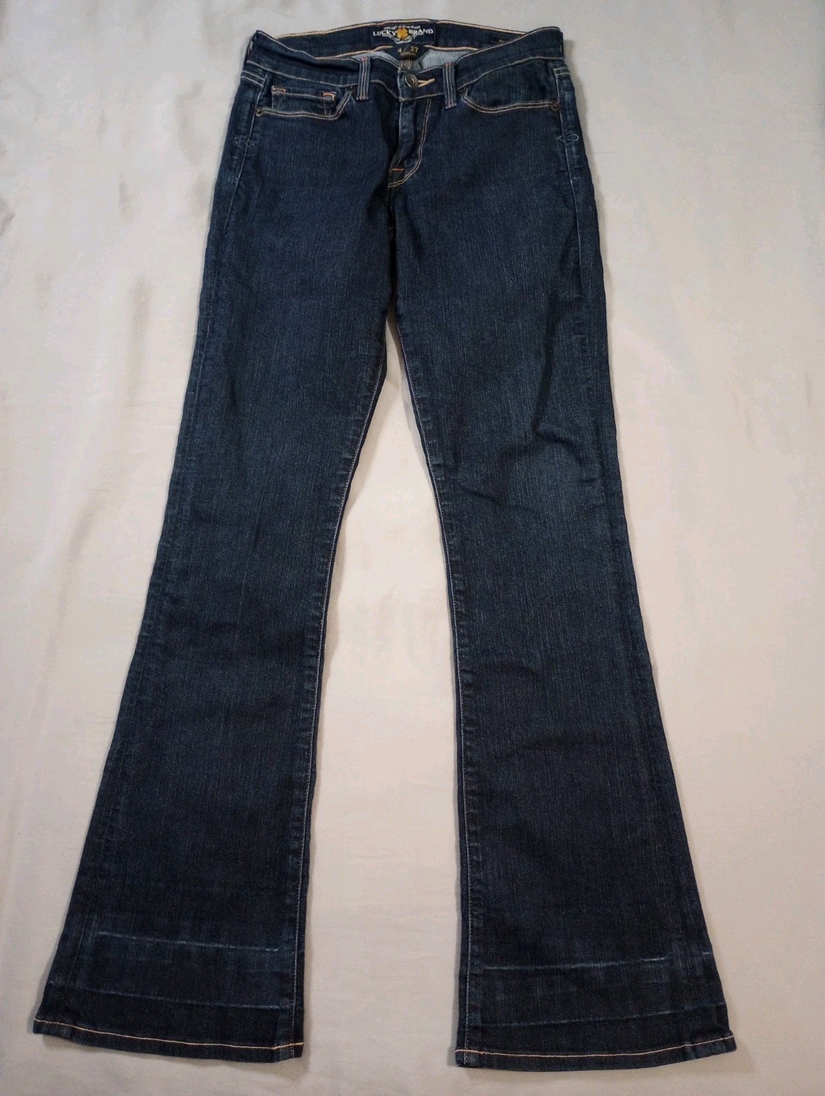 Lucky Brand Jeans Womens 27/4 Blue Denim Sofia Boot Stretch