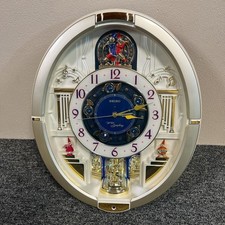 SEIKO Wave Symphony Wall Clock RE572S Melody Moving Dial Space Age Mint