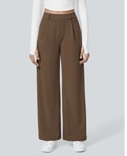 HALARA Flex DayStretch High Waisted Pocket Work Pants  Small Petite