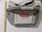 Dr. Pepper Collapsible Striped Picnic Basket Cooler,  Aluminum Handles - Leeds — photo 3