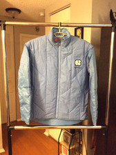 North Carolina Tar Heels Blue Embroidered Zip Up Nylon Jacket Adult Large Nike