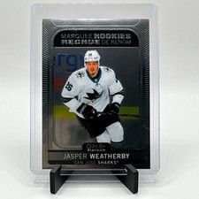 2021-22 UD O-Pee-Chee Platinum Marquee Rookies Jasper Weatherby  #270 SJ Sharks