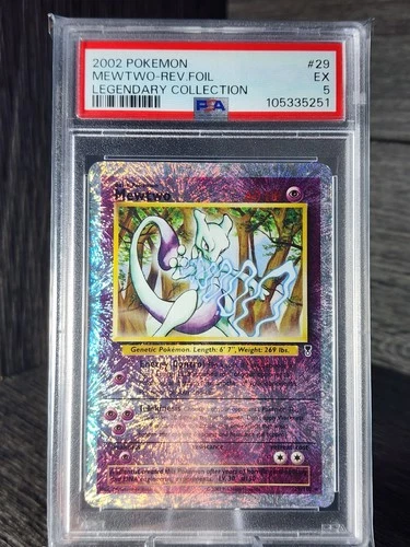 POKEMON MEWTWO LEGENDARY COLLECTION REVERSE HOLO #29 PSA 5
