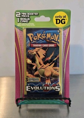 Pokémon TCG XY Evolutions 2x 3-card Mini Booster Packs + Bonus Card Charizard