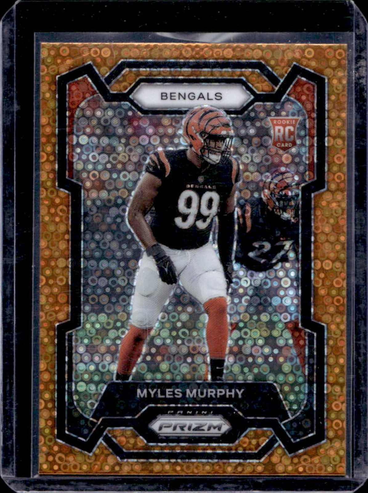 2023 Prizm Myles Murphy RC Orange Disco Rookie #320 Bengals