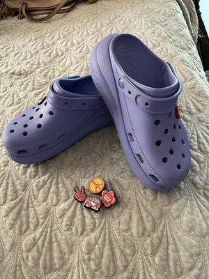 Crocs Classic Mega Crush clog lavender purple womens Size 9/men 7