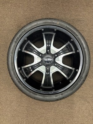 American Racing 18'' Alloy Wheel Rim w/ Tire 255/35ZR18 Delinte Thunder D7 5x114