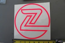Z-Flex Skateboards Dogtown Clear Orange Huge OG Z2 Vintage Skateboarding STICKER