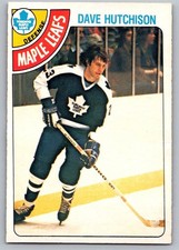 1978-79 O-Pee-Chee Dave Hutchison Toronto Maple Leafs #289