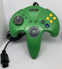 Used Tested Retro-bit N64 Nintendo Controller Joystick All Works Lot Of 2 