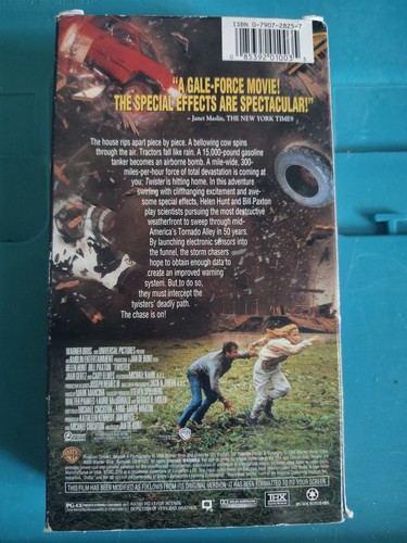 Twister VHS 1996 Helen Hunt Bill Paxton Action Disaster Movie Tested Works - Picture 2 of 3