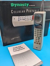 Motorola Dynasty Cellular Portable Phone Cell As-is For Parts