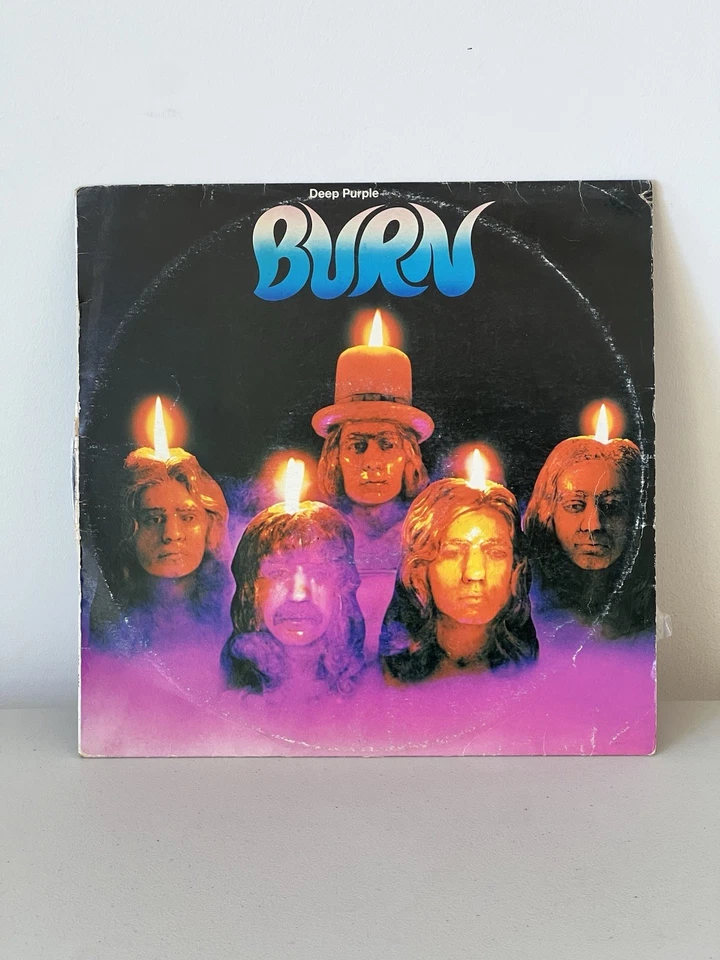 Deep Purple Burn Vintage Vinyl Record LP 12” First Australian Press 1974 EMI - Image 4 of 4