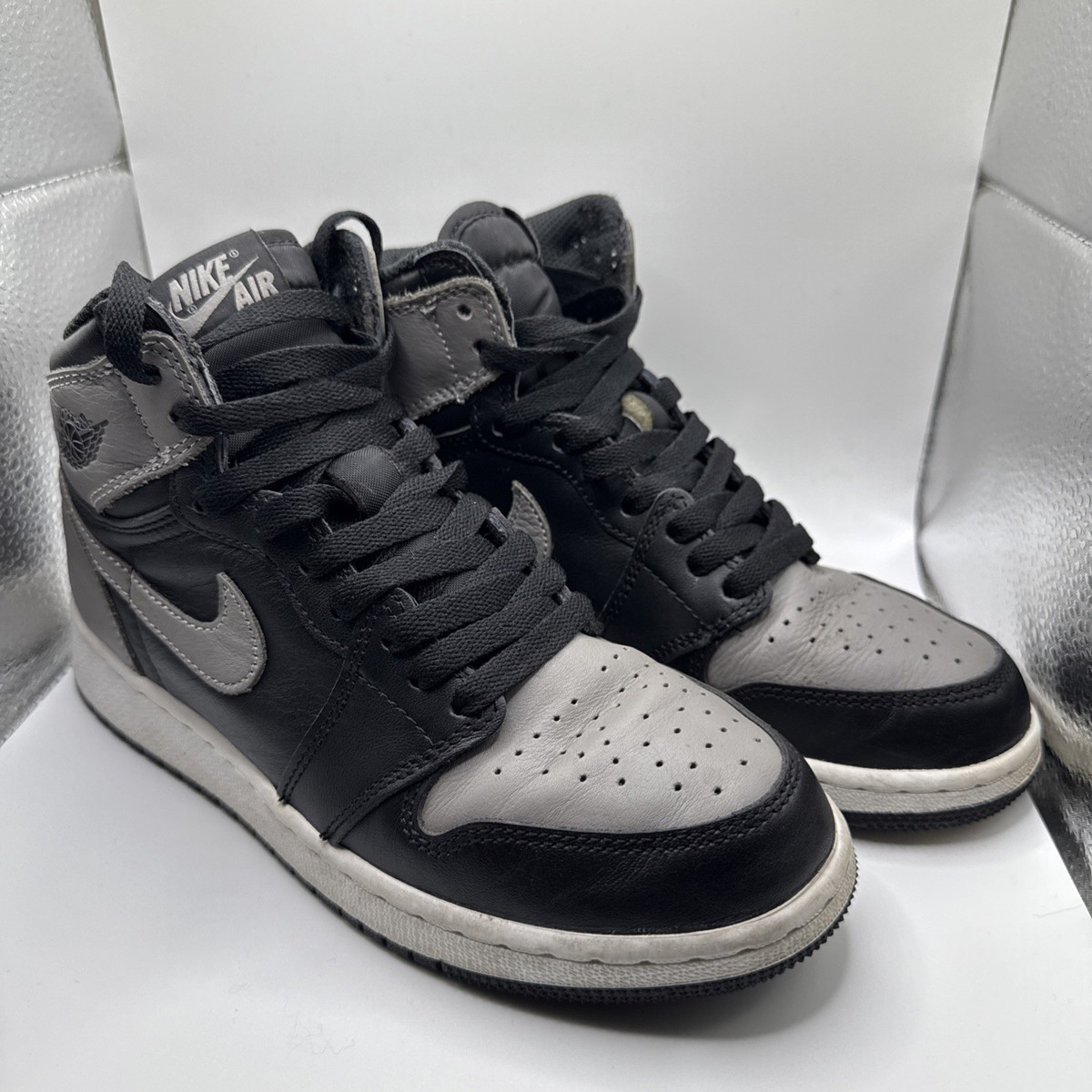 air jordan 1 retro hi og GS shadow sz 5.5y 575441013 | eBay