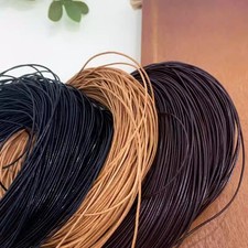 1/1.5/2mm Ultra-Fine Cowhide Rope Cord Natural Cowhide For DIY Bracelet Necklace