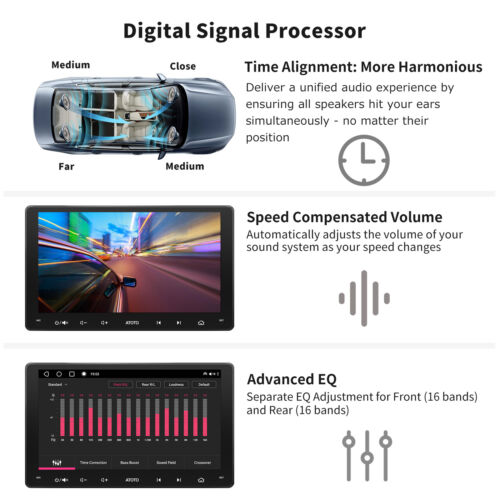 Radio de coche ATOTO S8MS 9 pulgadas Android ChatGPT GPS 4G LTE Wireless Carplay 4+32 GB - Imagen 6 de 9