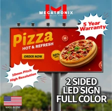 2x LED Signs 25" x 63" Outdoor Wireless HD Video Weatherproof Digital Signage