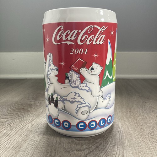 Coca Cola Keksdose groß King Size eiskalt rot weiß Keramik Weihnachten mit Deckel - Bild 7 von 10